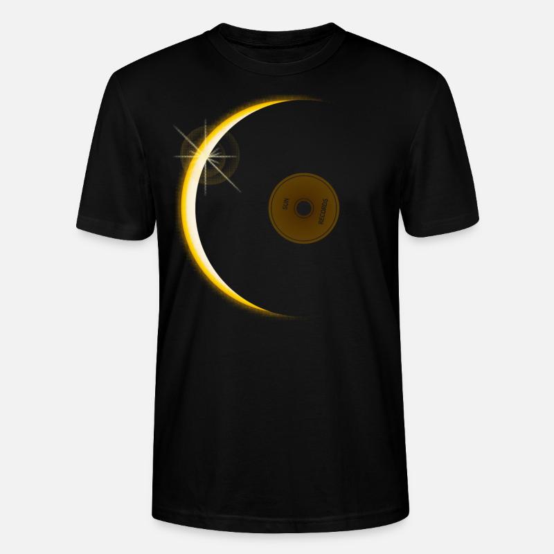 Vinyl eclipse - Stanley/Stella CRAFTER Unisex Organic T-Shirt - black