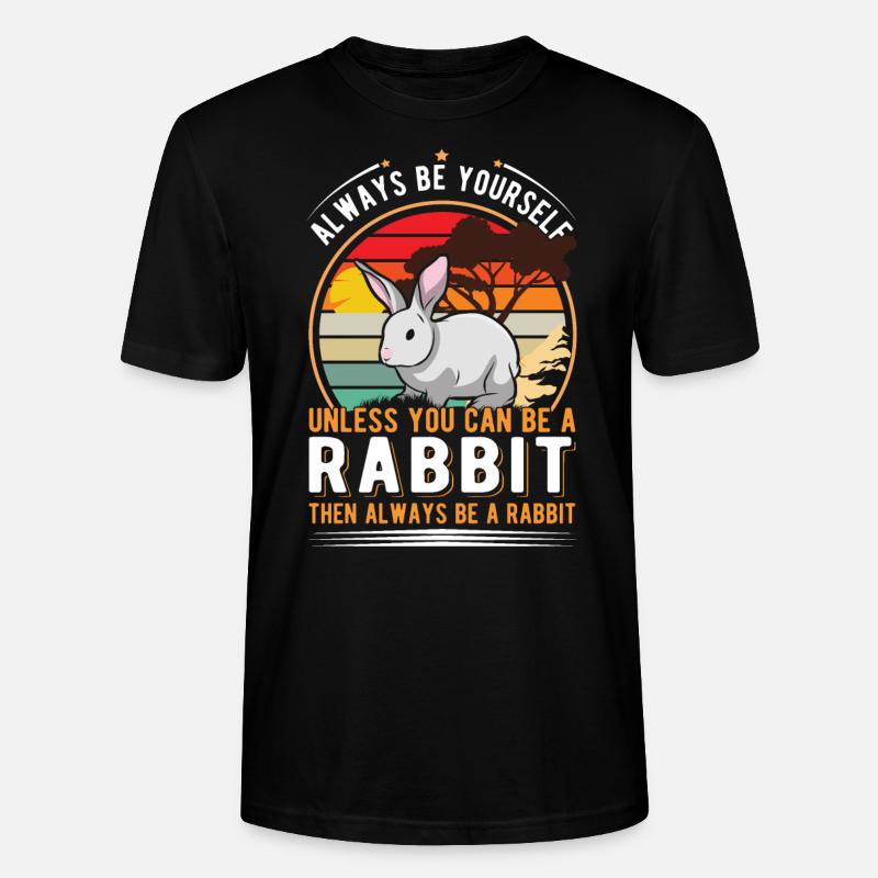 Lapin Lapin Lapin Lapin - T-shirt bio CRAFTER Stanley Stella Unisexe - noir