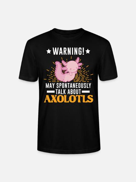 Axolotl Cadeau Queue Lurch - T-shirt bio CRAFTER Stanley Stella Unisexe - noir