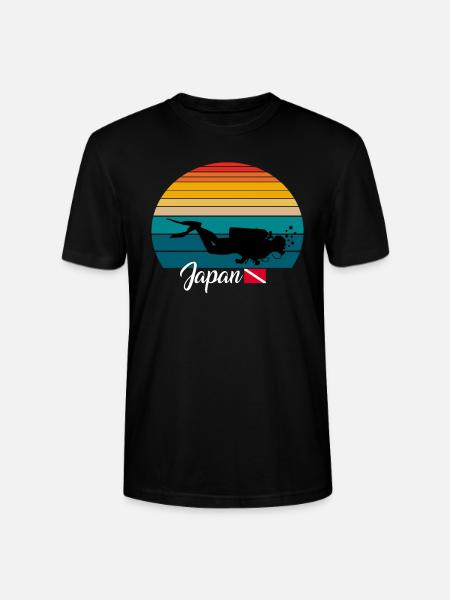 Japan Scuba Diving Poison - Stanley/Stella CRAFTER Unisex Organic T-Shirt - black