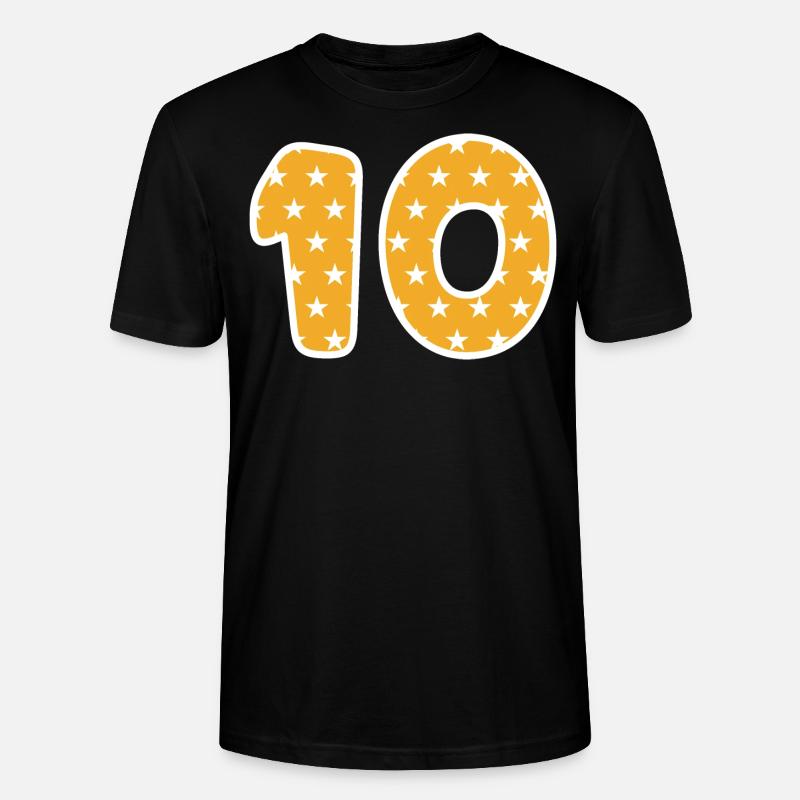 10 - Stanley/Stella Unisex Bio-T-Shirt CRAFTER - Schwarz