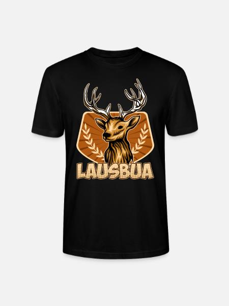 Lausbub Lausbube Bayern Herren Trachten - Stanley/Stella Unisex Bio-T-Shirt CRAFTER - Schwarz