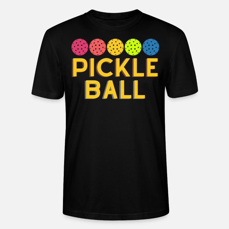 Pickleball-design Für Pickleball-spieler Oder - Stanley/Stella Unisex Bio-T-Shirt CRAFTER - Schwarz