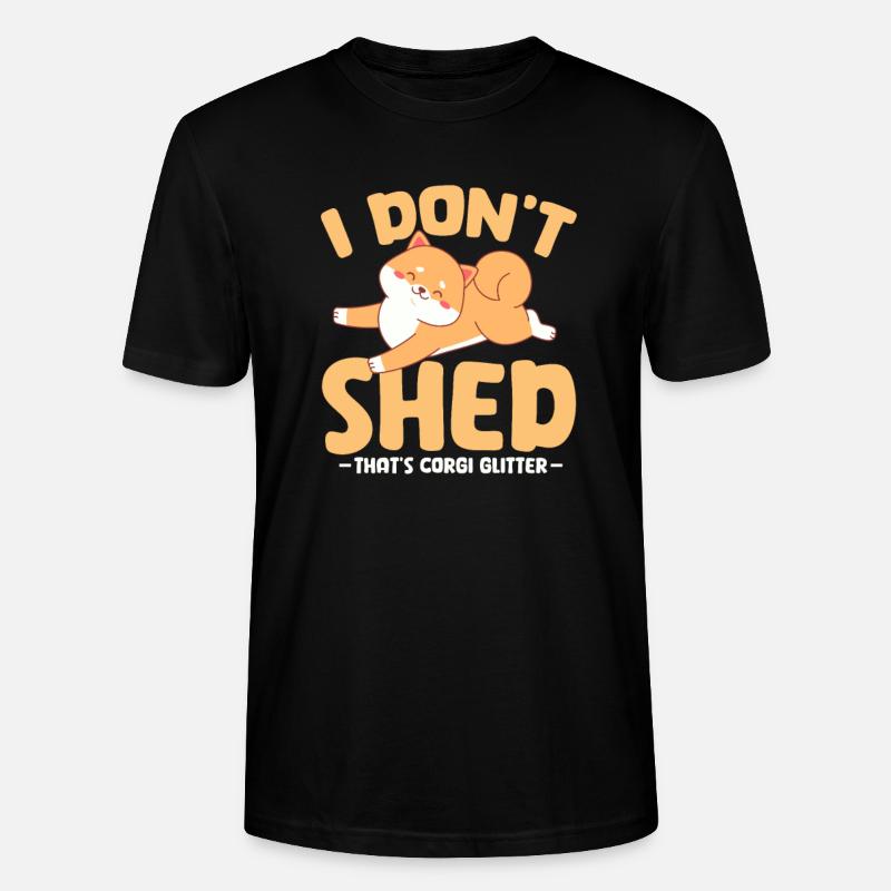 Corgi - T-shirt bio CRAFTER Stanley Stella Unisexe - noir