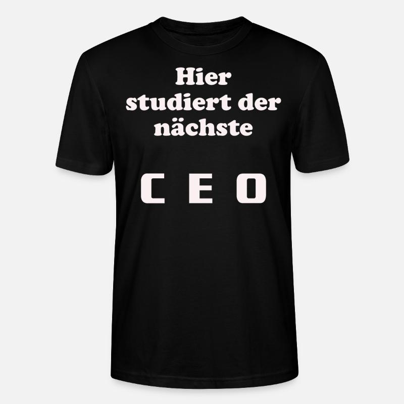 Next CEO - Chef - Stanley/Stella Unisex Bio-T-Shirt CRAFTER - Schwarz