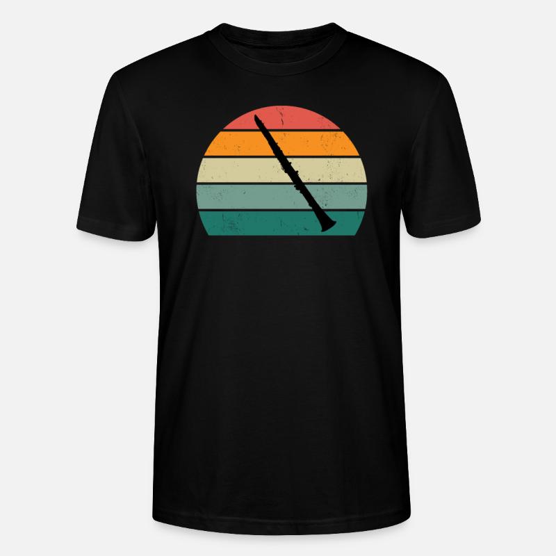 Clarinettiste Clarinette Clarinette Clarinette - T-shirt bio CRAFTER Stanley Stella Unisexe - noir