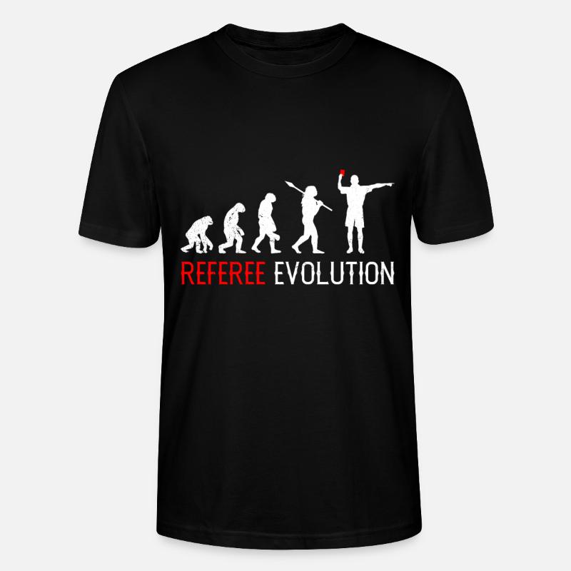 Arbitre Evolution Schiri - T-shirt bio CRAFTER Stanley Stella Unisexe - noir