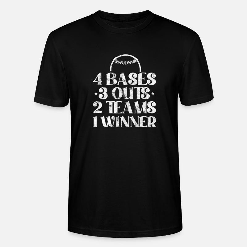 Softball - Stanley/Stella Unisex Bio-T-Shirt CRAFTER - Schwarz