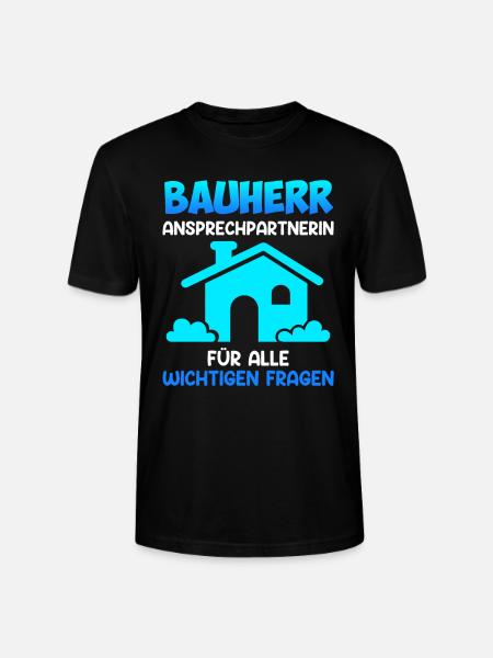 Bauherr Eigenheim - Stanley/Stella Unisex Bio-T-Shirt CRAFTER - Schwarz
