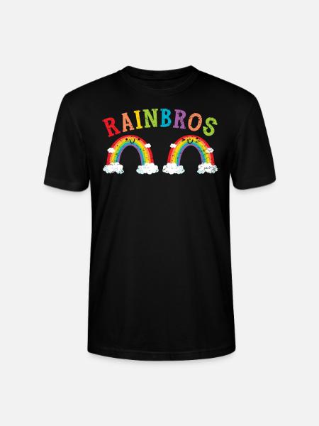 Rainbros Rainbow Lover Regenbogenflüsterer - Stanley/Stella Unisex Bio-T-Shirt CRAFTER - Schwarz
