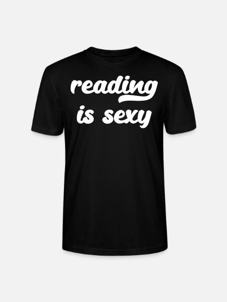 Lesen ist sexy II - Stanley/Stella Unisex Bio-T-Shirt CRAFTER - Schwarz