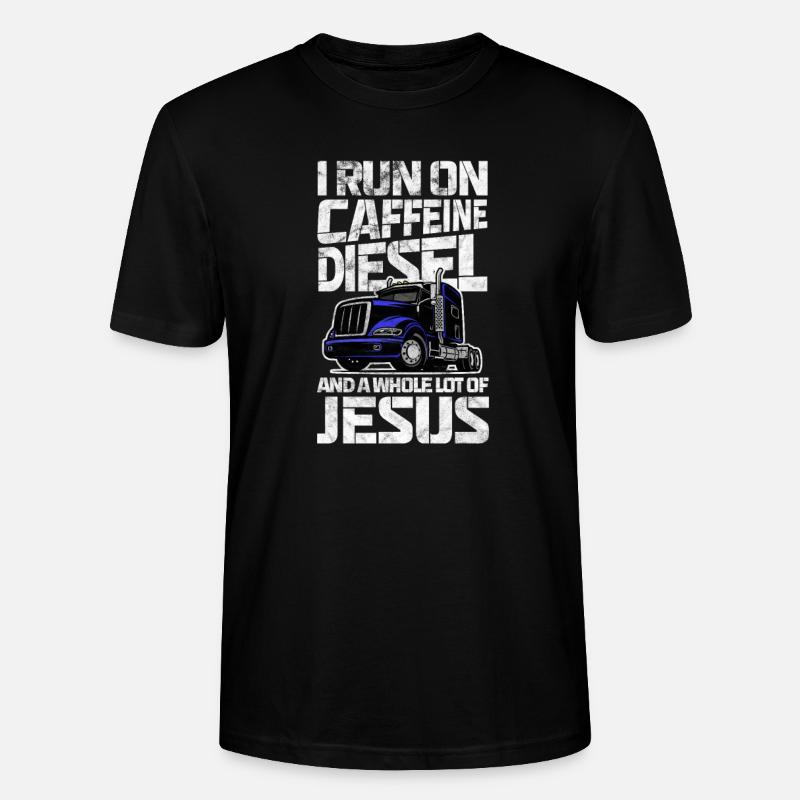 Diesel - Stanley/Stella Unisex Bio-T-Shirt CRAFTER - Schwarz