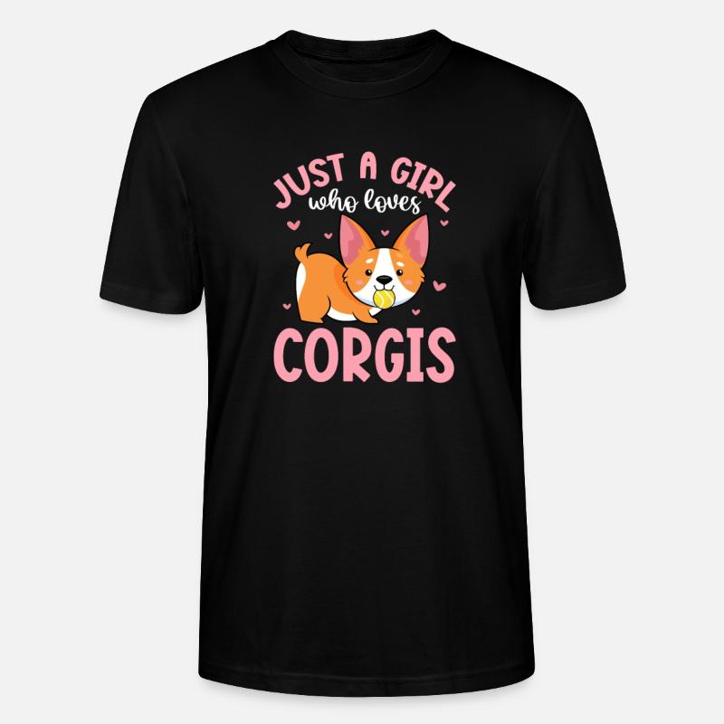 Corgi - T-shirt bio CRAFTER Stanley Stella Unisexe - noir