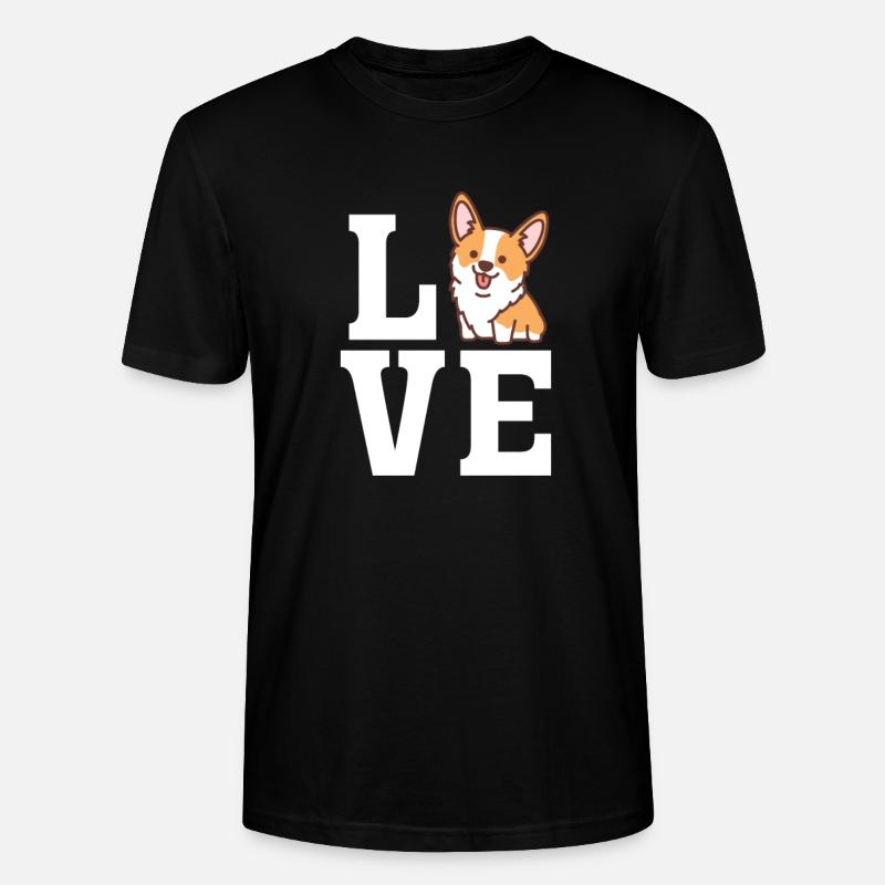 Corgi - Stanley/Stella Unisex Bio-T-Shirt CRAFTER - Schwarz