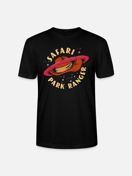 African Safari Park Ranger Guide - Stanley/Stella CRAFTER Unisex Organic T-Shirt - black