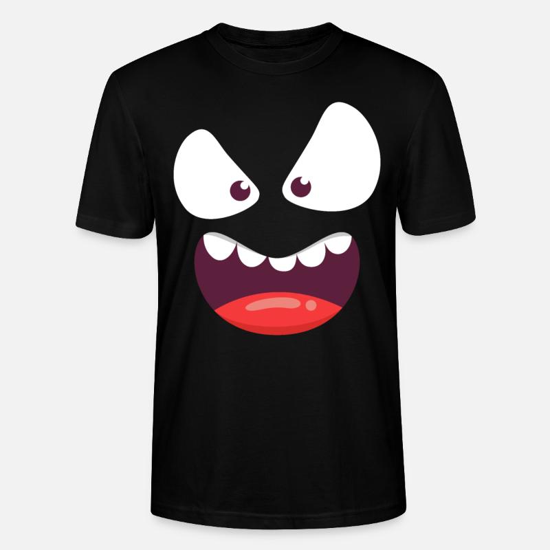 Fantômes d’Halloween - T-shirt bio CRAFTER Stanley Stella Unisexe - noir