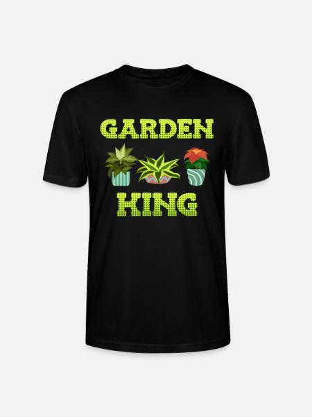 Garden King Garden Boss Allotments - Stanley/Stella CRAFTER Unisex Organic T-Shirt - black