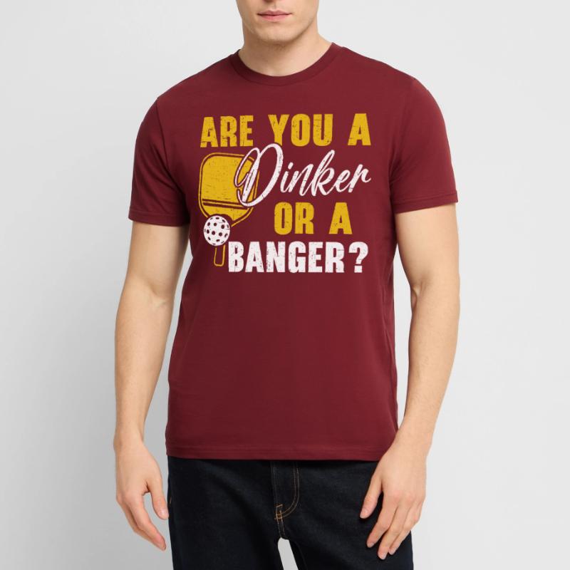 Bist du ein Dinker oder ein Banger Pickleball Spieler? Stanley/Stella Unisex Bio-T-Shirt CRAFTER