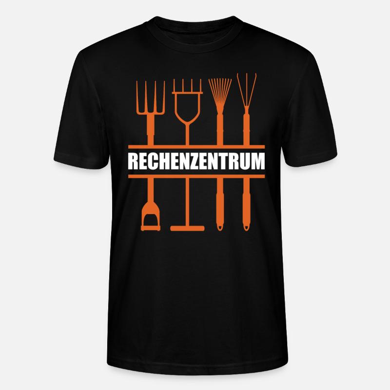 Rechenzentrum - Stanley/Stella Unisex Bio-T-Shirt CRAFTER - Schwarz