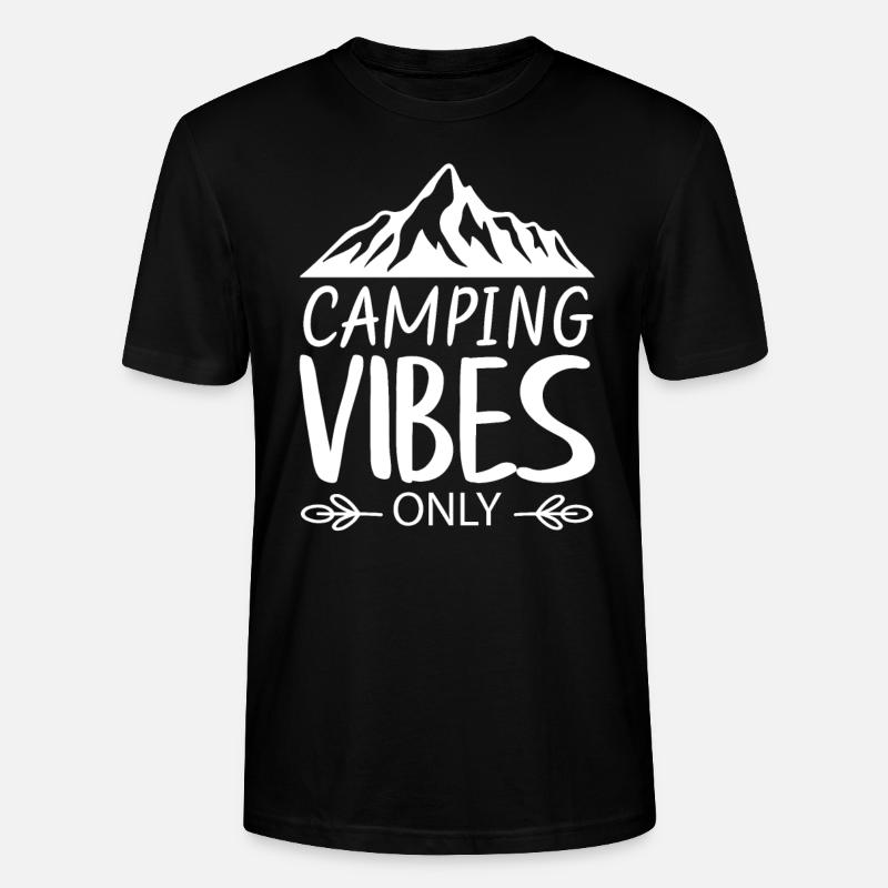 Camping Vibes Randonnée - T-shirt bio CRAFTER Stanley Stella Unisexe - noir