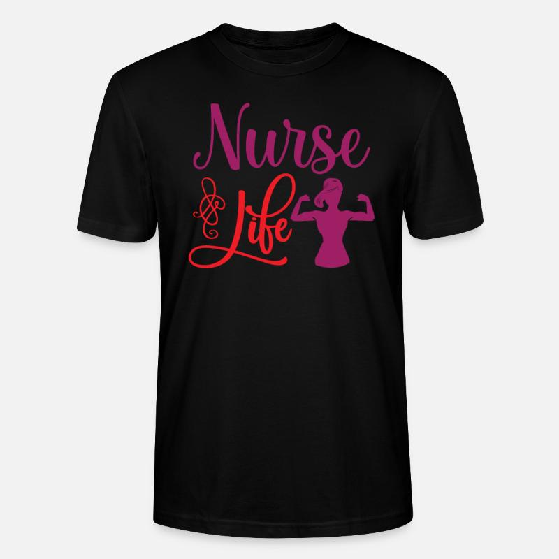 KRANKENSCHWESTER Pflegerin - Stanley/Stella Unisex Bio-T-Shirt CRAFTER - Schwarz