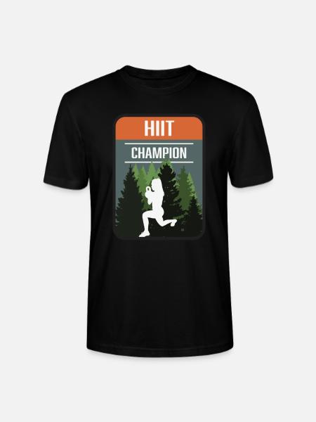 HIIT Champion - Stanley/Stella Unisex Bio-T-Shirt CRAFTER - Schwarz