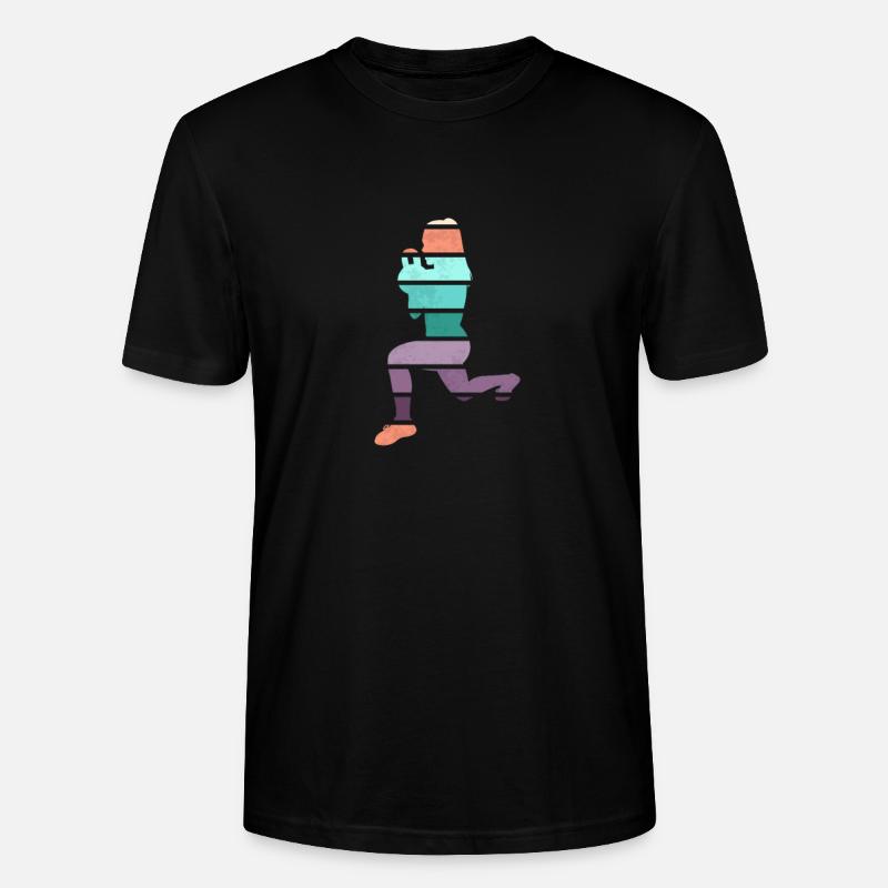 Retro HIIT - Stanley/Stella Unisex Bio-T-Shirt CRAFTER - Schwarz