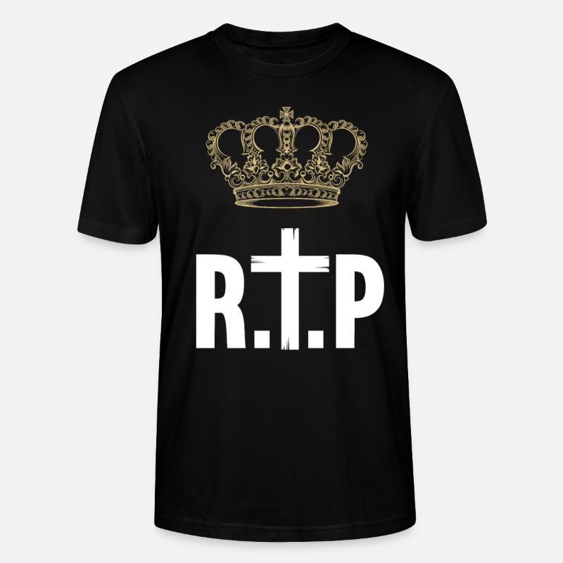 RIP Queen - Stanley/Stella Unisex Bio-T-Shirt CRAFTER - Schwarz