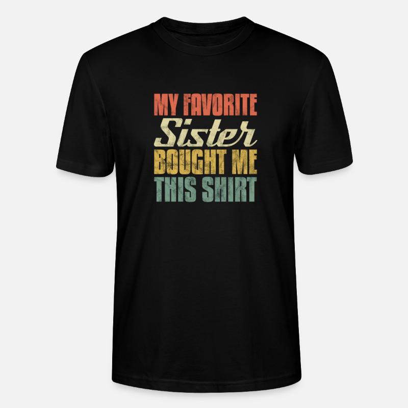 Bruder - Stanley/Stella Unisex Bio-T-Shirt CRAFTER - Schwarz
