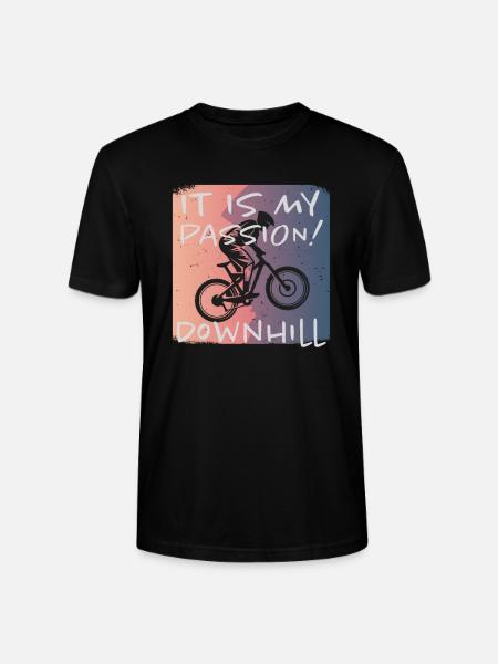 Grunge Downhill - Stanley/Stella CRAFTER Unisex Organic T-Shirt - black