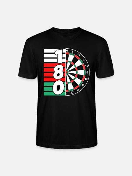 Dart Dart 180 Point 180 Dart - Stanley Stella CRAFTER unisex økologisk-T-shirt - sort