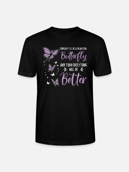 Papillon céleste mystique - T-shirt bio CRAFTER Stanley Stella Unisexe - noir
