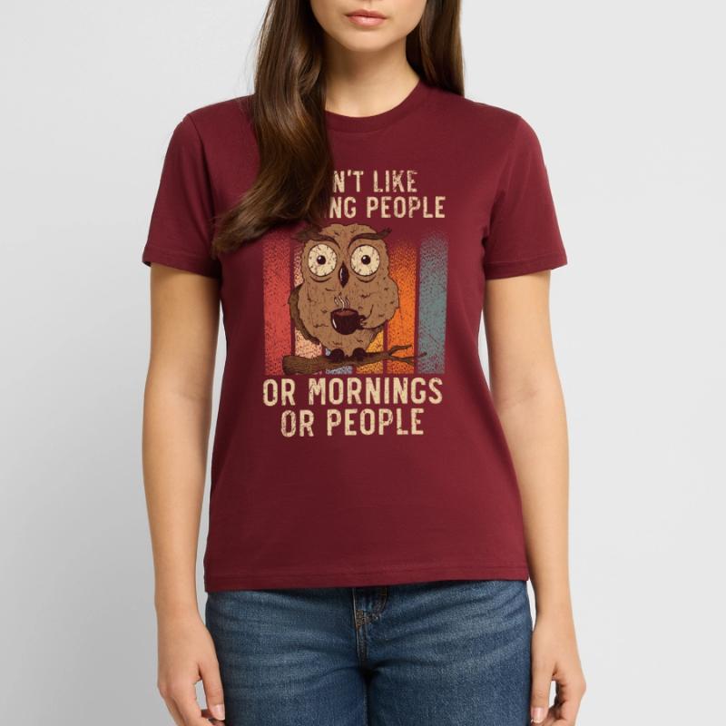 Ich mag keine Morgenmenschen oder Morgen oder Leute Stanley/Stella Unisex Bio-T-Shirt CRAFTER