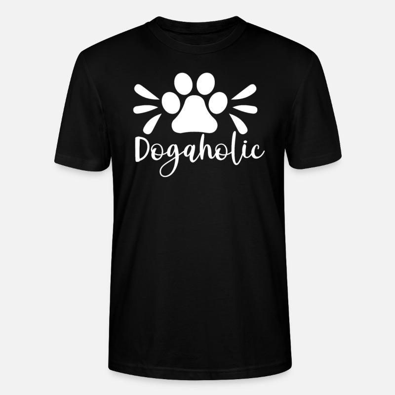 Dogaholic - Stanley/Stella Unisex Bio-T-Shirt CRAFTER - Schwarz