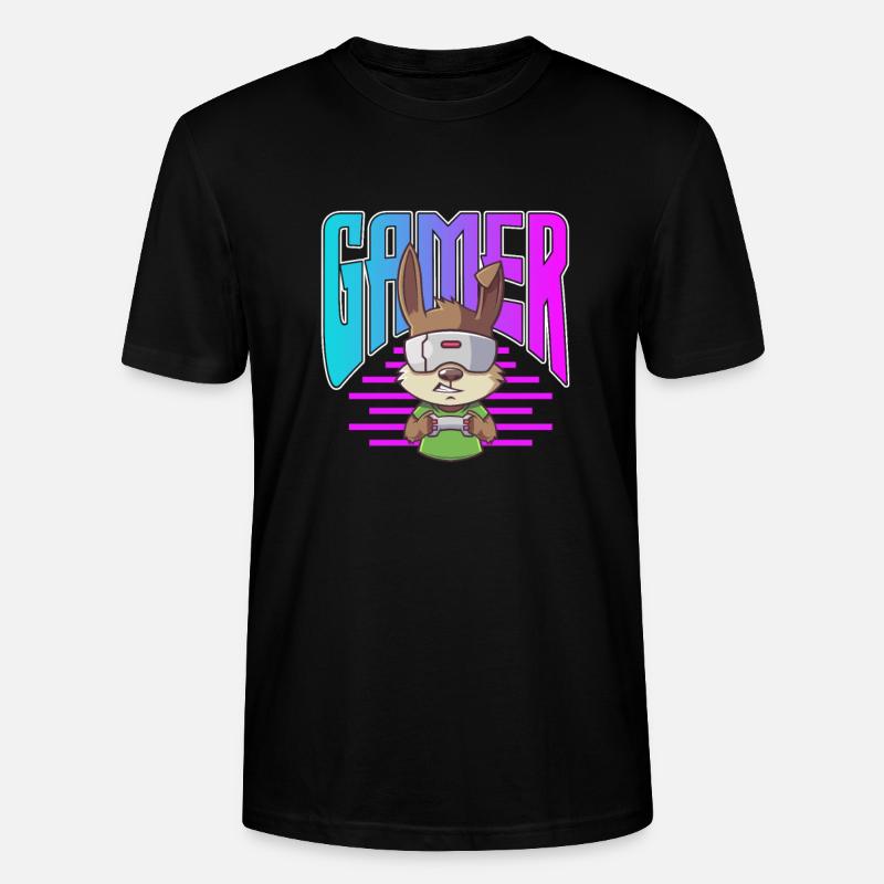 VR Virtual Reality - Stanley/Stella Unisex Bio-T-Shirt CRAFTER - Schwarz