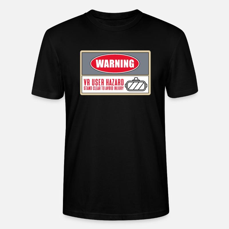 VR Virtual Reality - Stanley/Stella Unisex Bio-T-Shirt CRAFTER - Schwarz