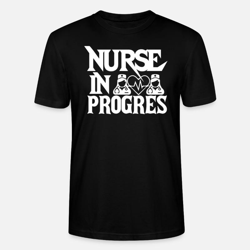 Infirmière en progrès - T-shirt bio CRAFTER Stanley Stella Unisexe - noir