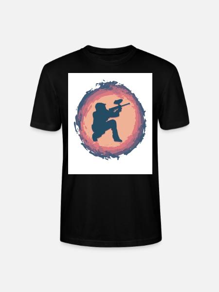 Splash Paintball - Stanley/Stella Unisex Bio-T-Shirt CRAFTER - Schwarz