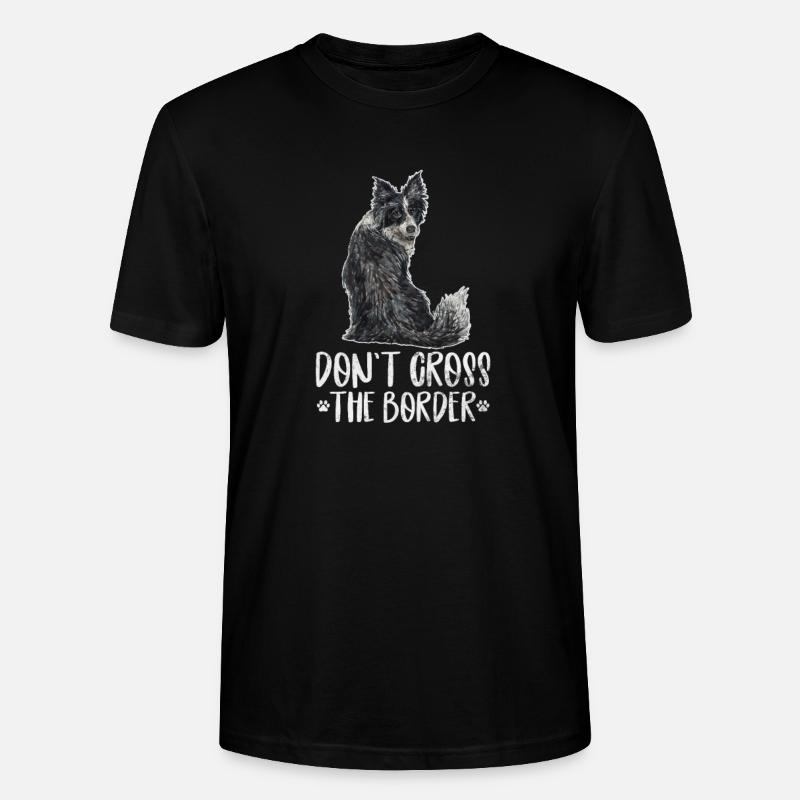 Border Collie - Stanley/Stella Unisex Bio-T-Shirt CRAFTER - Schwarz