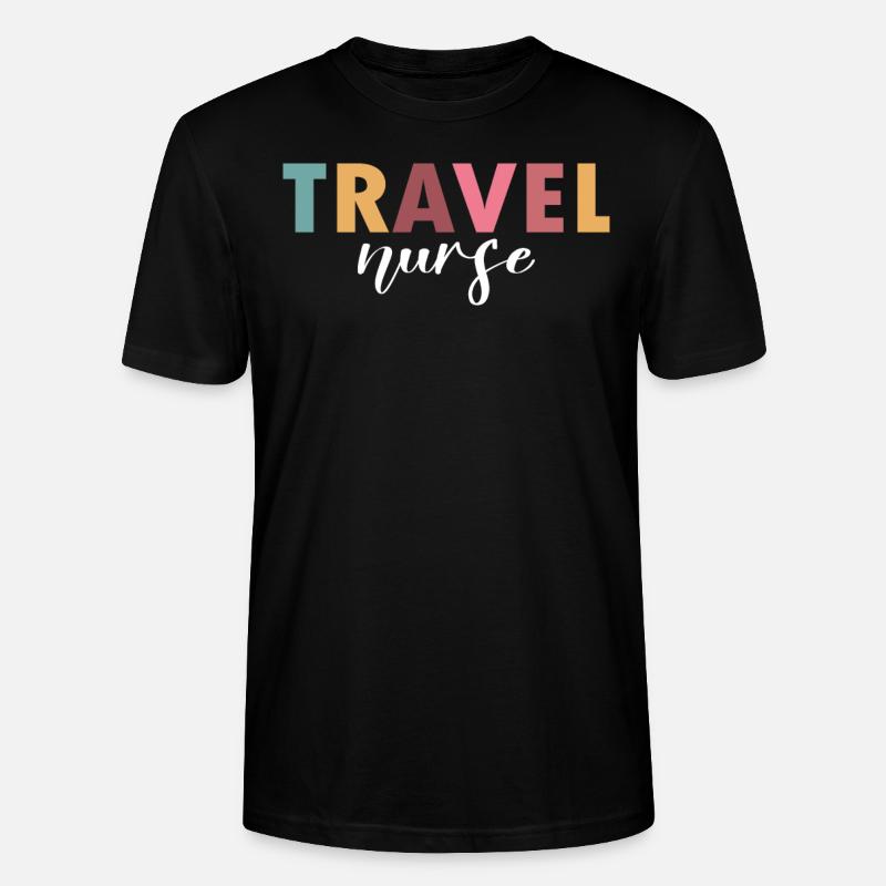 Reisekrankenschwester Leben - Stanley/Stella Unisex Bio-T-Shirt CRAFTER - Schwarz