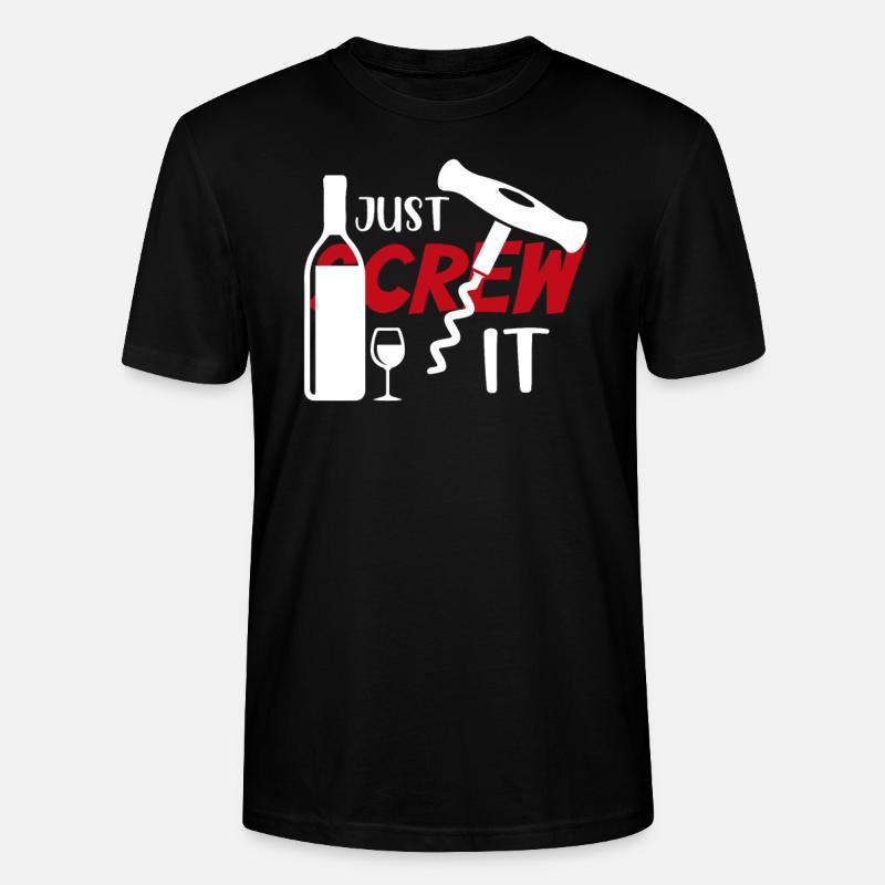Scheiß drauf - Stanley/Stella Unisex Bio-T-Shirt CRAFTER - Schwarz