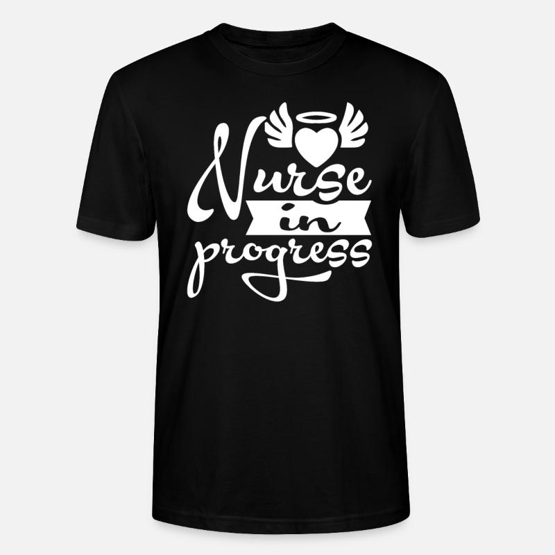 Krankenschwester in Progress - Stanley/Stella Unisex Bio-T-Shirt CRAFTER - Schwarz