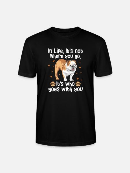 American Bulldog - Stanley/Stella CRAFTER Unisex Organic T-Shirt - black