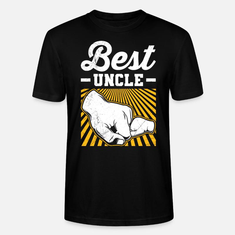 Bester Onkel - Stanley/Stella Unisex Bio-T-Shirt CRAFTER - Schwarz