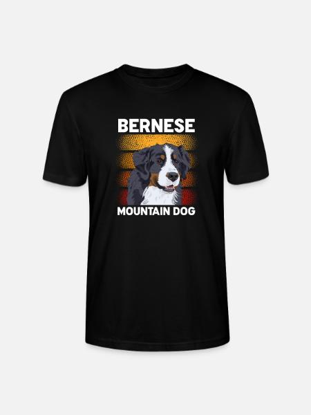 Bouvier bernois - T-shirt bio CRAFTER Stanley Stella Unisexe - noir