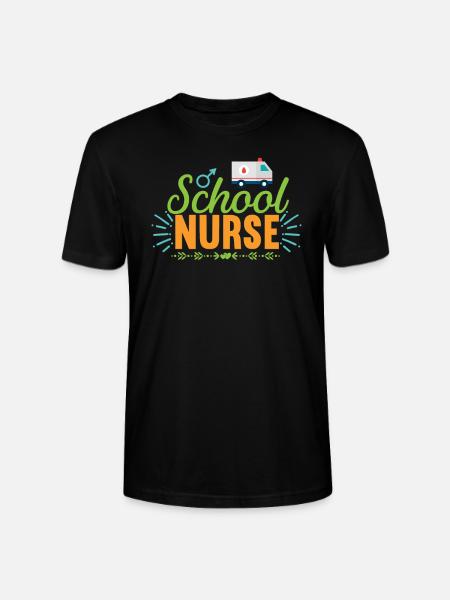 KRANKENSCHWESTER School Nurse - Stanley/Stella CRAFTER Unisex Organic T-Shirt - black