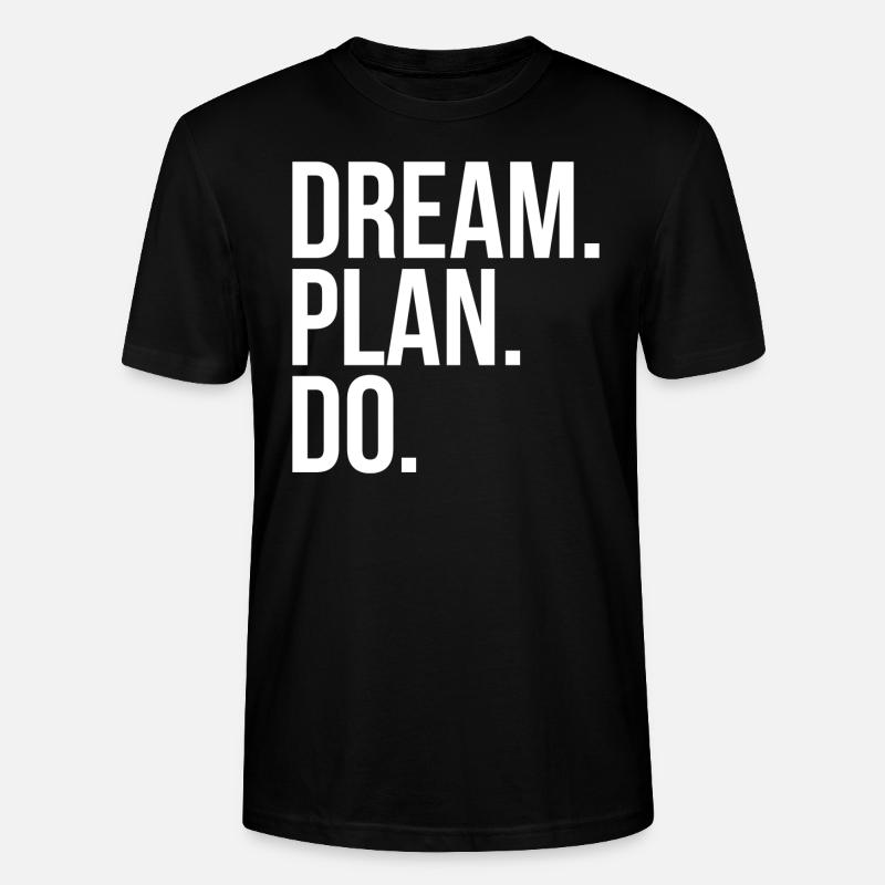 Plan de rêve Faire - T-shirt bio CRAFTER Stanley Stella Unisexe - noir