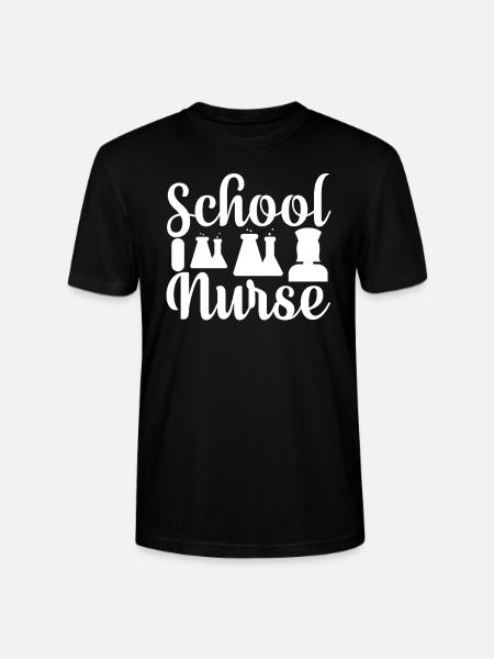 School nurse - Stanley/Stella CRAFTER Unisex Organic T-Shirt - black