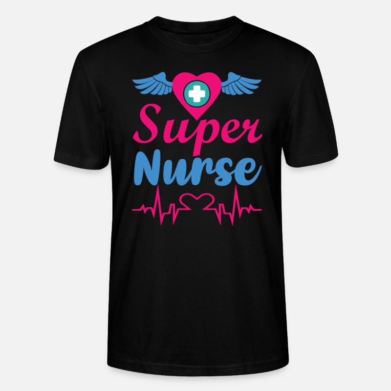 KRANKENSCHWESTER Pflegerin - Stanley/Stella Unisex Bio-T-Shirt CRAFTER - Schwarz