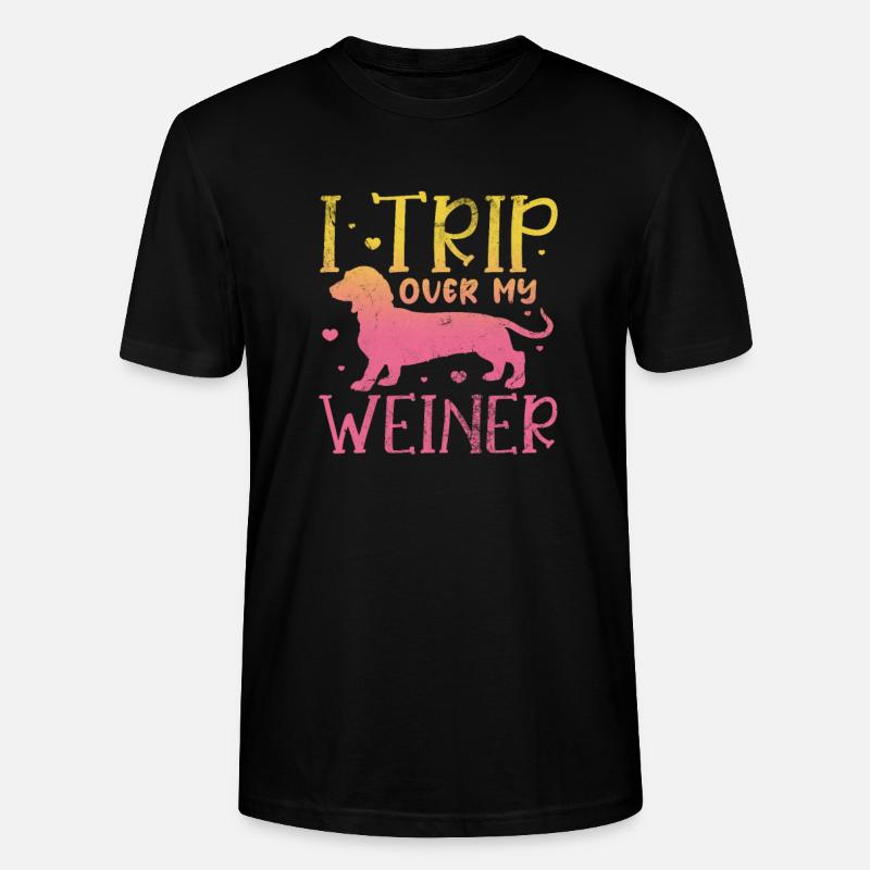 Dackel - Stanley/Stella Unisex Bio-T-Shirt CRAFTER - Schwarz